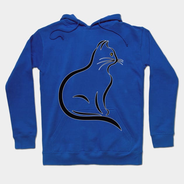 Love My Cat 2 Hoodie by Gileart